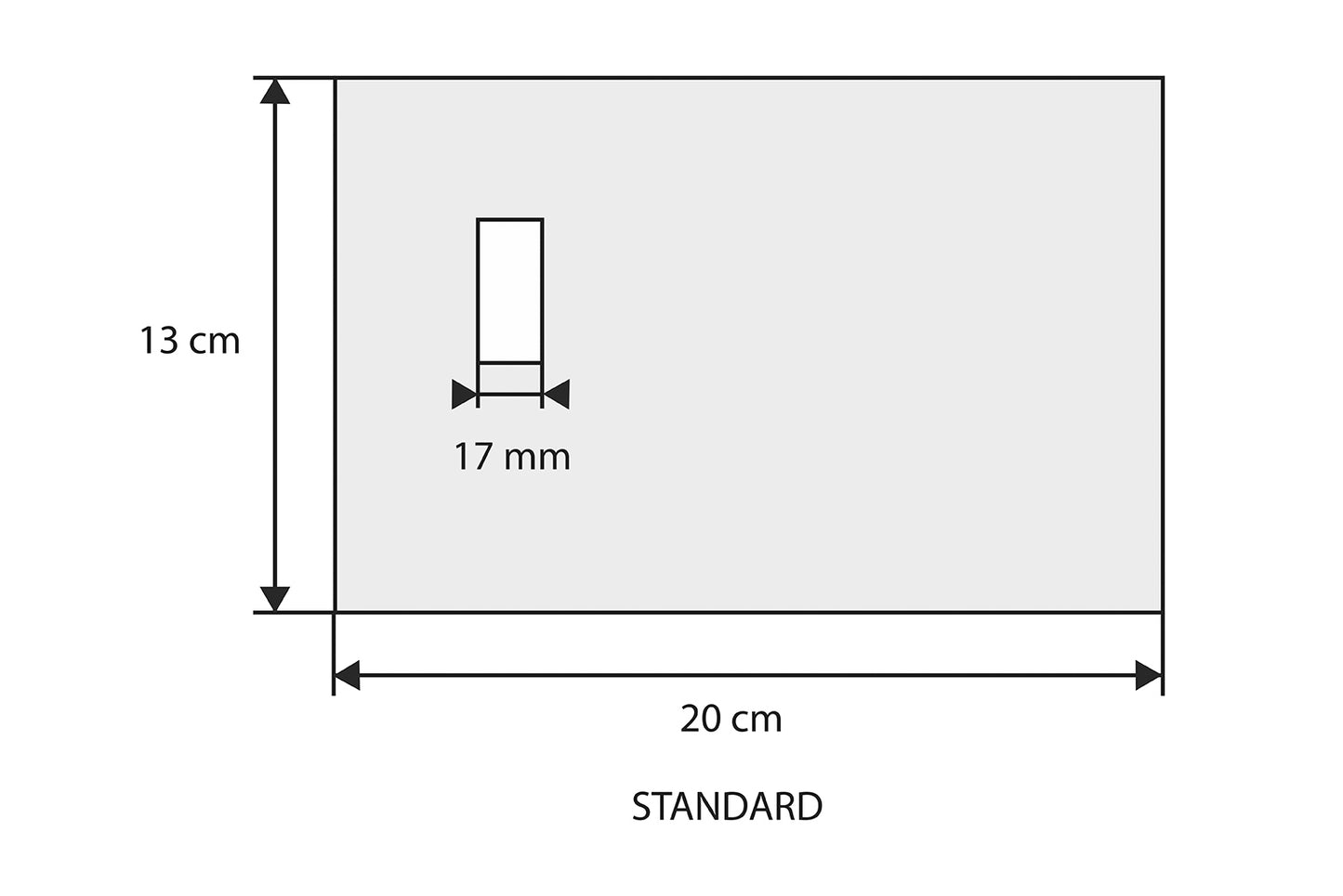 Grille de Piquage Standard - pied presseur 17mm